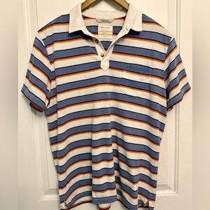 Marine Layer Re-Spun Striped Rugby-Style Polo